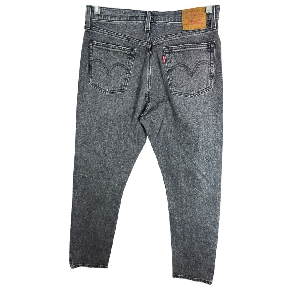 Levis 501 Denim Gray Jeans Big E 30x30